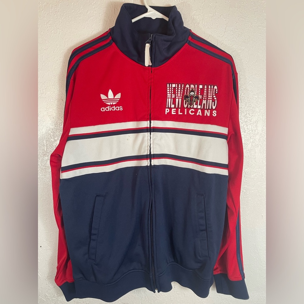 Adidas New Orleans Pelicans Zip Up Jacket